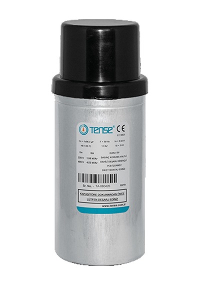 2.5 kvar/230V Monofaze kondansatör