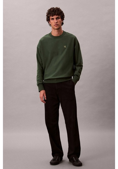 Calvin Klein Erkek Sweatshirt Haki