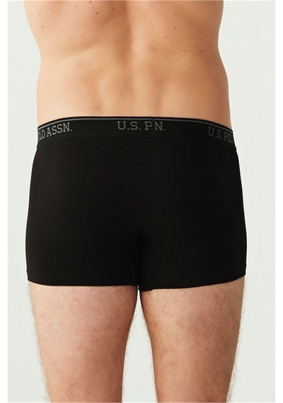 U.S. Polo Assn. U.s Polo Assn. 80097 Erkek 3 Lü Boxer-siyah&antrasit&lacivert