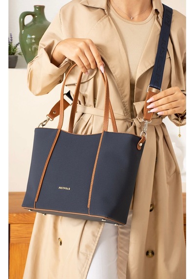 Just Polo Kadın Spor Model Valiz Büyük Boy Uzun Askılı El Ve Omuz Çantası 236011pc Krem - Camel
