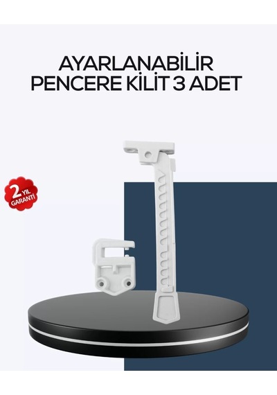 Home Çocuk Güvenliği İçin Cam Pencere Kilidi 3 Adet