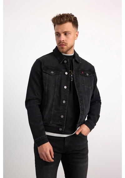 Vigoss Actıon Erkek Battal Denim Ceket B96234-73537 Siyah-aw15