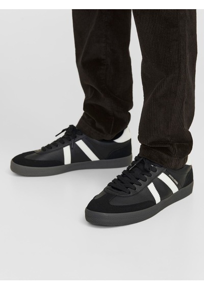 Jack & Jones Jack Jones Erkek Yandan Çizgili Günlük Ayakkabı 12257190 Siyah