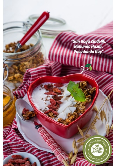 Yörem Afyon Doğanın Kırmızı Mucizesi Kadim Gençlik Sırrı Doğal Gojiberry, Kurt Üzümü Lycium Barbarum 450gr. 450 G