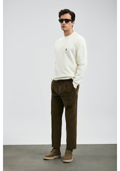 Lufian Grant Kırık Beyaz Erkek Sweatshirt 112030179 Kırık Beyaz