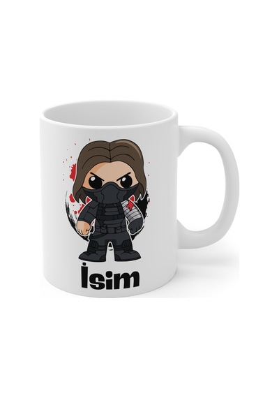 Kişiye Özel Marvel Avengers Marvel Süper Kahramanlar Kupa Bardak Marvel Kupa Bardak 11 Karakter Winter Soldier Kış Askeri , Beyaz