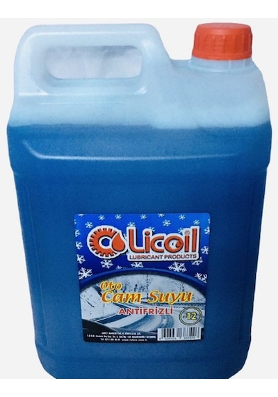 Licoil Cam Suyu Antifrizli &Parfümlü&Şampuanlı-12C 5 Litre
