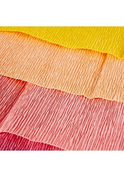 İngiliz Bahçesi İplik Yoğunluğu 10 Ağır Krep Kağıdı, Kağıt, Çeşitli, 25 Cm X 100 Cm