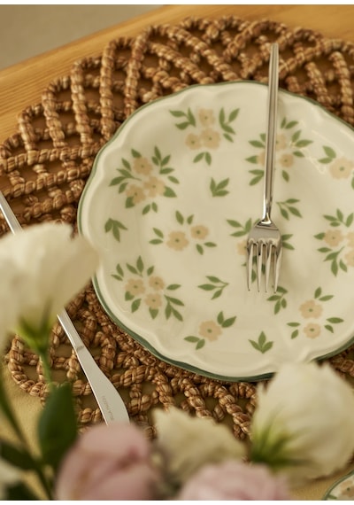 Bella Maison Veronica Porselen 8 Parça 4 Kişilik Kahvaltı Takımı Beyaz