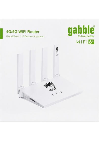 Gabble Gab-gb8201 4antenli 4g Kablosuz Yönlendirici Wifi 6+ 300 Mbps 4g Sim Kartlı
