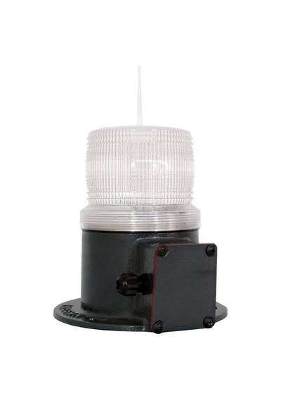 Mesan Ms 1350.85-260vac Ø110 Uçak İkaz Lamba Led Kırmızı Yedekli Aluminyum