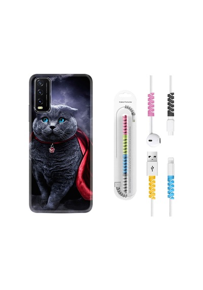 Vivo Y20 Kılıf Kablo Koruyuculu Super Cat 1666