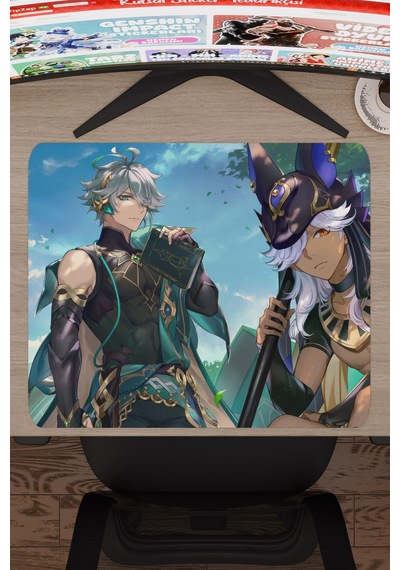Alhaitham Genshin Impact Anime Gacha V4 - 48x40 Xl Gaming Mouse Pad Fare Altlığı
