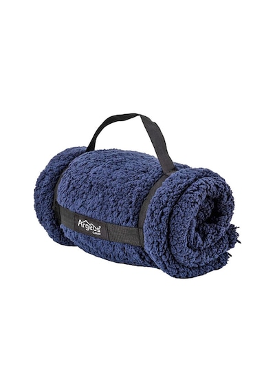 Peluş Polar Kamp Battaniyesi - Lacivert - Acil Durum Battaniye - Argeus Camp 001