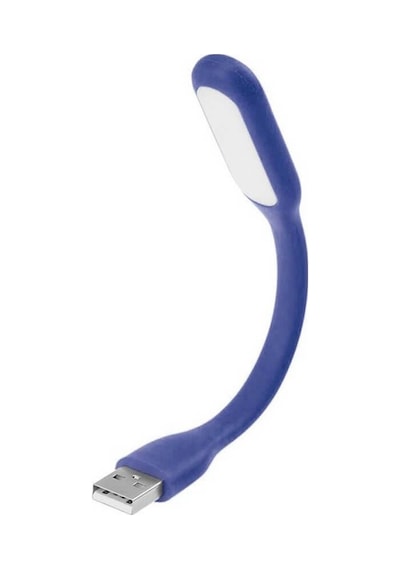 Koodmax Taşınabilir Usb Led Lamba Işık Laptop Kitap Okuma Klavye Aydınlatma - 17cm - Lacivert