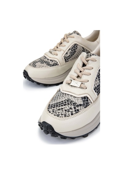 Tamer Tanca Kadın Hakiki Deri Bej Sneakers & Spor Ayakkabı 231 2904-24 Bn Ayk Y24 Bej/bej Bej