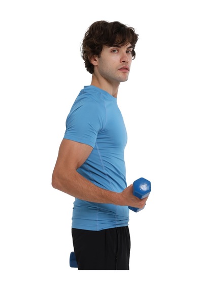 Sportive Yuma Slim Erkek Mavi Antrenman T-shirt 25ke1026-rmvı 1776439 Mavi