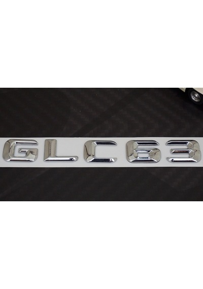 GLC63 Bagaj Krom Metal 3M 3D Yazı Logo
