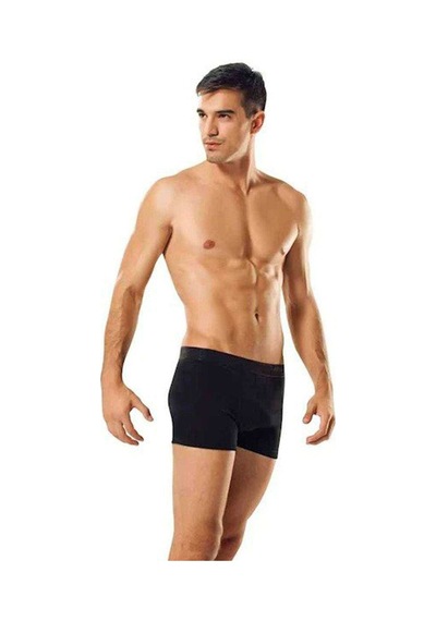 3 Adet Tutku Likralı Erkek Siyah Boxer 0114 S
