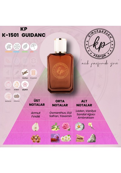 Kimyagerden K-1501 Kadın Parfüm EDP 50 ML