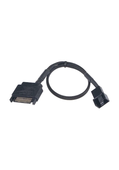 4903 Sata Power To Fan Çevirici Y Pwm Çoklayıcı Splitter Kablosu 1 Port 2 Pin