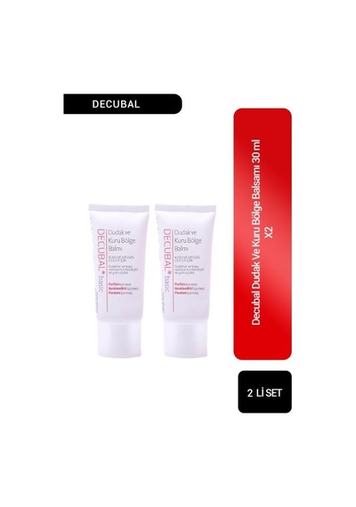 Decubal Dudak ve Kuru Bölge Balmı 2 x 30 ML