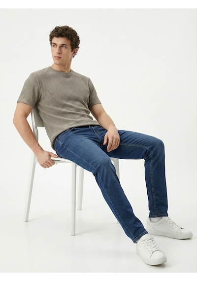 LOFT Regular Fit Erkek Tshirt K.kol Lf2042329 Q1.v1 Vizon