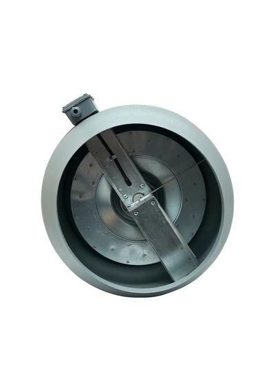 Ayas 25 Cm Çap Yka-250b-2k-m 2550 D/d 220/230 Volt Monofaze Yuvarlak Kanal Tipi Radyal Fan