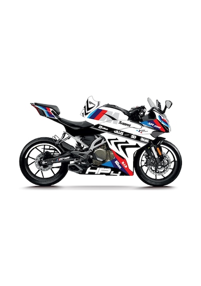 Cfmoto 250sr Bmw Hp4 Model Parcalı Motosıklet Kaplama Stıcker Etıket Modelı Renk 1