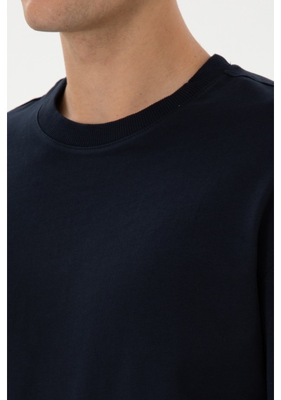 U.S. Polo Assn. Erkek Comfort Fit Bisiklet Yaka Lacivert İnce Sweatshirt 50316378-VR033 U.S. Polo Assn. Erkek Comfort Fit Bisiklet Yaka Lacivert İnce Sweatshirt 50316378-VR033