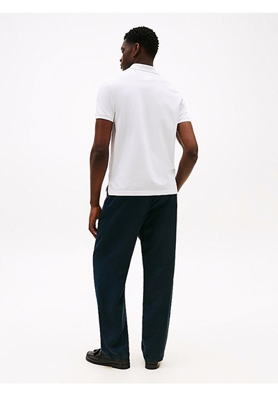 Tommy Hilfiger Mw0mw37309ybr Performance Pique Reg Erkek Polo Tişört Beyaz