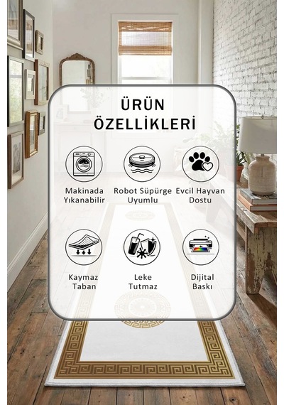 Yıkanabilir Yolluk 78 Gold