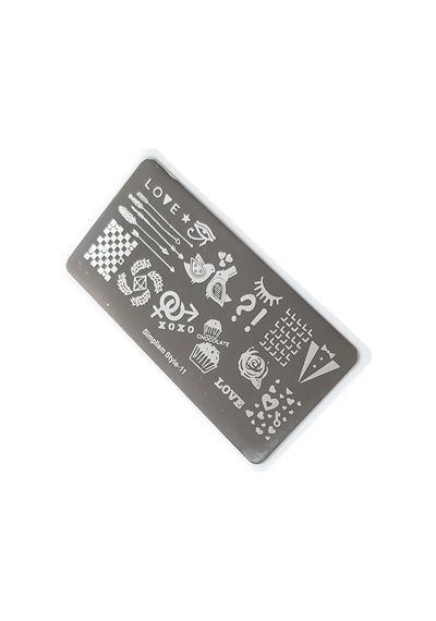 Nail Art Stamping Baskı Plakası S11