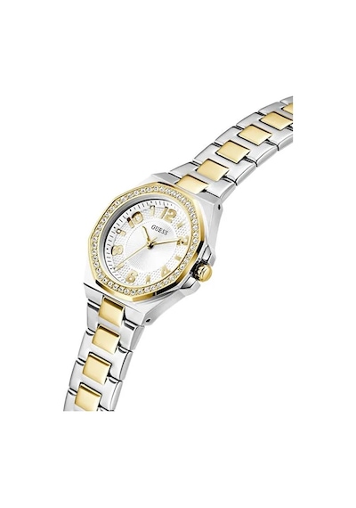 Guess Gugw0877l5 Altın Kaplama Taşlı Kadın Kol Saati Gümüş