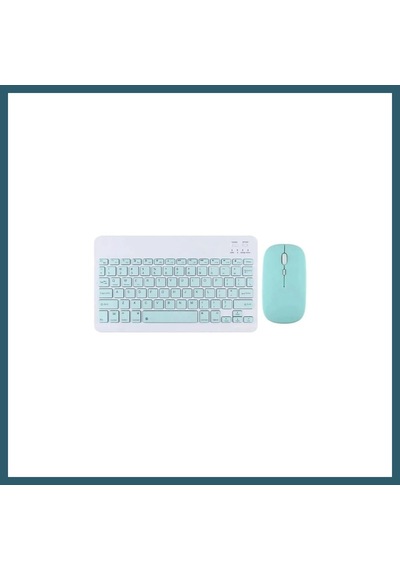 Bezos Kyb71 Kablosuz Türkçe Q Klavye Mouse Set - Açık Yeşil Ob Diğer