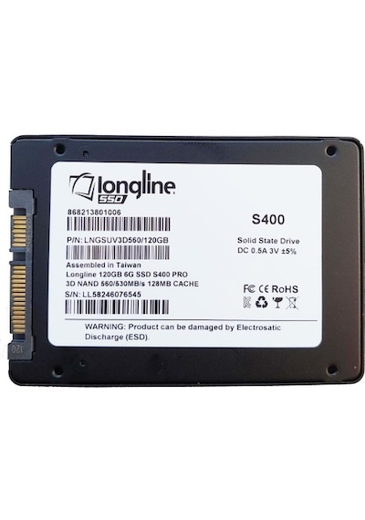 Longline S400 Pro LNGSUV3D560/240GB 2.5" 240 GB SATA 3 SSD