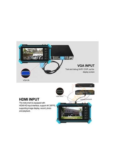 Uptech 5.4'' Ips Dokunmatik Aıo Cctv Test Cihazı Ipc-5100c Plus