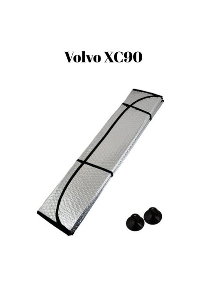 Volvo Xc90 Uyumlu Ön Cam Güneşlik Perde Balonlu Metalize Alüminyum Katlanabilir Araç Güneşliği 165x85cm Büyük Boy