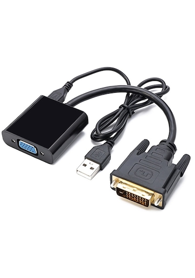 Alfais 4578 Dvi - D Vga Aktif Çevirici Dönüştürücü Adaptör Kablo 24+1 Active