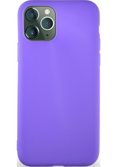 Apple Uyumlu  iPhone 11 Pro Max Kilif Soft Premier Renkli Silikon Kapak 496038972