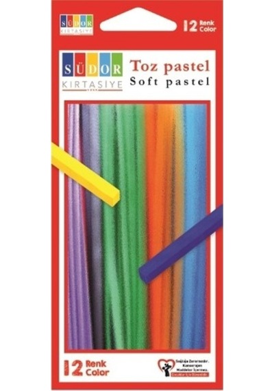 Südor Toz Pastel Boya 12 Renk Bs97