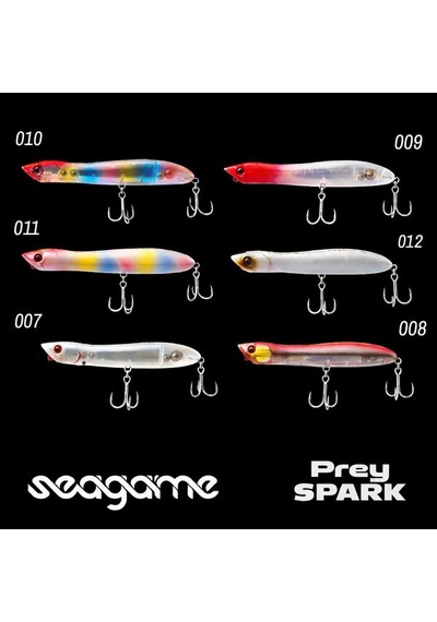Seagame Prey Spark 135f 26g Transparent Raınbow Maket Balık