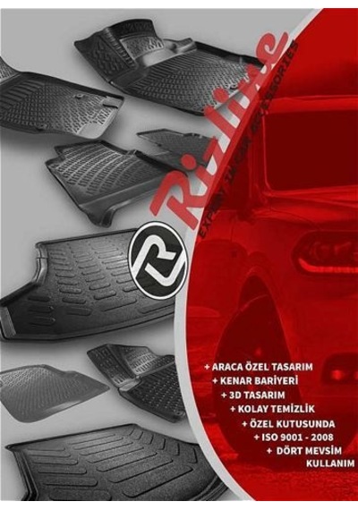 Ford C-Max 2010 Sonrası 3D Havuzlu Paspas Rizline Drs 4X4