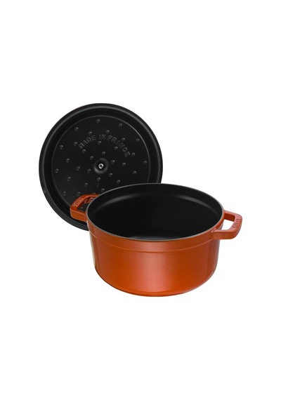Staub 405112980 Döküm Tencere, Yuvarlak, Tarç Diğer