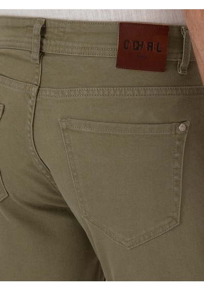 Cacharel Yeşil Slim Fit Pamuk Karışımlı Jean Pantolon Yesıl