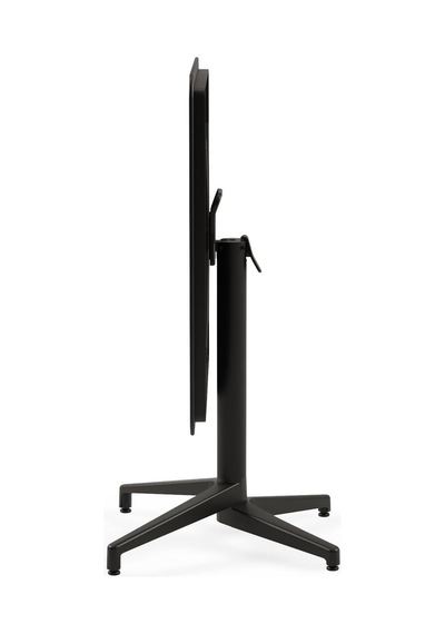 Tr Moon Katlanır Masa 80x80 Cm - Bahçe, Balkon, Kafe, Restoran İçin, İç Ve Dış Mekan Siyah Genel
