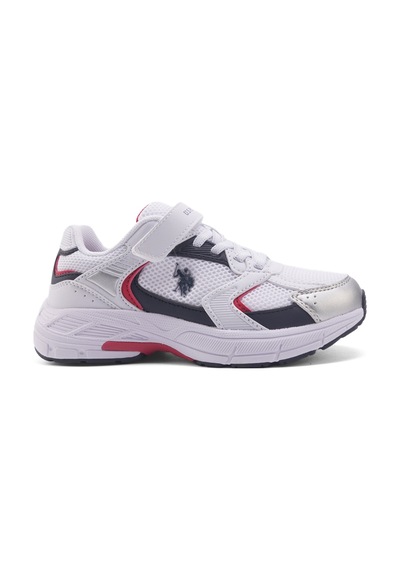 U.s. Polo Assn. Felıx Jr 4fx Beyaz Kız Çocuk Koşu Ayakkabısı 000000000101510059 Beyaz - Lacivert - Kırmızı