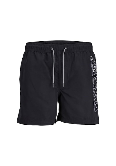 Jack & Jones Jack&jones Jpstfıjı Jjswım Double Logo Sn Şort Mayo Ly12253118 Siyah 001
