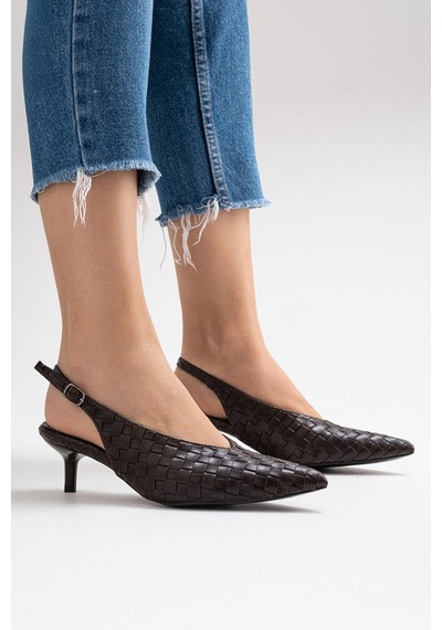 Alewomen Kahve Hasır Sivri Burun Arka Açık 4 Cm Topuk Boyu Gormi Stiletto Kadın Ayakkabı Kahverengi Alewomen Kahve Hasır Sivri Burun Arka Açık 4 Cm Topuk Boyu Gormi Stiletto Kadın Ayakkabı Kahverengi