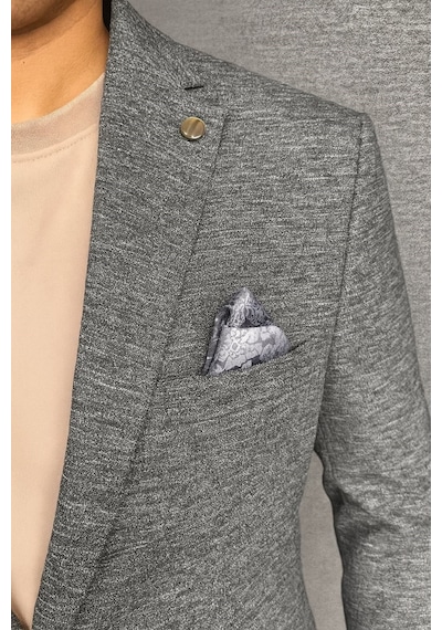 Plus Scorpion Erkek Esnek Kumaş Slim Fit Blazer Ceket Günlük & Ofis Şıklığı Antrasit